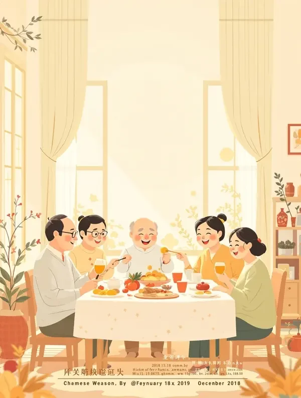 一家人的年夜饭短剧封面