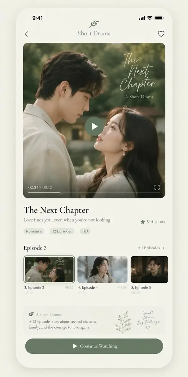 AI慢剧网站APP界面截图 2